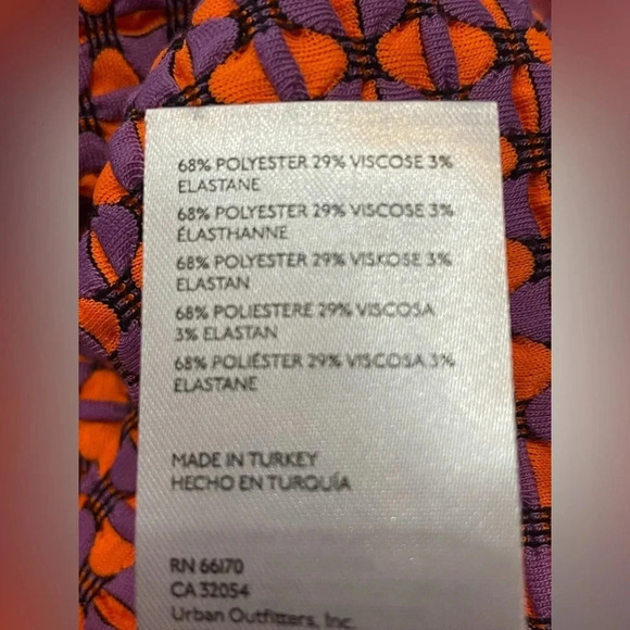 Urban Outfitters Purple & Orange Kari Knit Tube Top Dress Medium - Picture 7 of 7